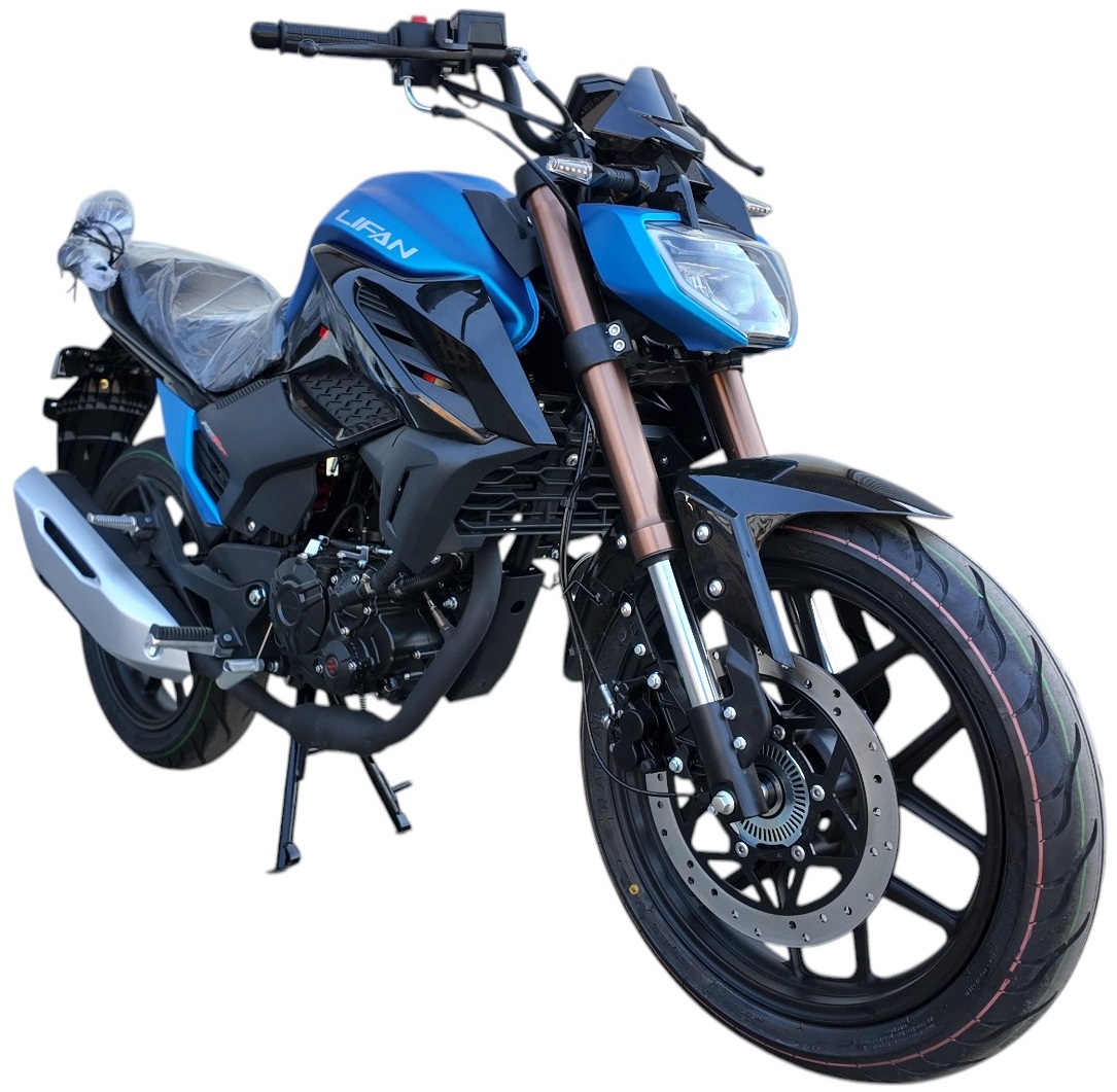 Мотоцикл LIFAN KPS 200 (LF200-10W) серо-синий цена на