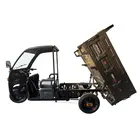 Електротрицикл вантажний FADA ВОЛ 1500W з кабіною фото 3 купити в Україні