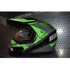 Мотошлем MotoLeader кроссовый зелёный, фото 
