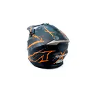 Мотошолом EXdrive EX-806 Spider Matt Orange розмір S фото 5 купити в Україні