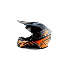 Мотошолом EXdrive EX-806 Dazing Matt Orange розмір L фото 4 купити в Україні