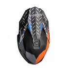 Мотошолом EXdrive EX-806 Glossy Orange розмір S фото 2 купити в Україні