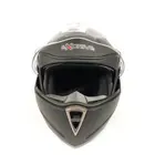 Мотошолом EXdrive EX-701 Matt Black розмір XL фото 6 купити в Україні