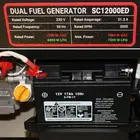 Генератор двухтопливный Senci SC 12000ED (газ, бензин), однофазный (230 В), 8 кВт, фото фото 8