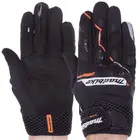 Перчатки текстильные с защитой, красные Madbike MAD-62 р.L (шт.), фото 
