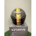 Мотошолом EXdrive EX-09 Carbon інтеграл чорний матовий розмір М фото 9 купити в Україні