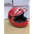 Мотошолом дитячий Еxdrive EX-203 інтеграл червоний (Розмір M) фото 5 купити в Україні