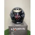 Мотошолом EXdrive EX-09B Jaws Shine Black розмір L фото 9 купити в Україні