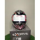 Мотошолом EXdrive EX-09B Jaws Shine Black розмір M фото 14 купити в Україні