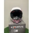 Мотошолом EXdrive EX-09B Jaws Shine Black розмір M фото 15 купити в Україні