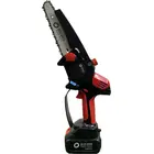 Аккумуляторная цепная мини-пила TATA TM-CS413BLi 6" 21V 2 АКБ (2A; 3A) + зарядное устройство, фото 