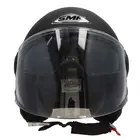 Мотошолом SMK Typhoon Matt Black (MA 200) розмір XL фото 2 купити в Україні