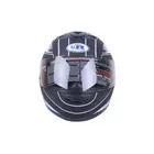 Мотошлем закрытый VIRTUE MD-903 черный с белым матовым size L, фото фото 4