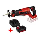 Пила сабельная аккумуляторная Einhell TP-AP 18/28LI BL - Solo PXC 18 В пропил 200 мм, фото 
