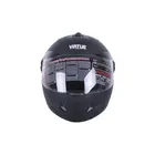 Мотошлем VIRTUE MD-800 черный матовый size M, фото фото 2