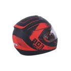 Мотошлем VIRTUE MD-803 черный матовый с оранжевым size L, фото фото 2
