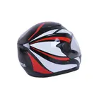 Мотошолом VIRTUE MD-101B чорний смугастий size M фото 3 купити в Україні