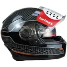 Мотошолом EXdrive EX-09 Carbon інтеграл чорний глянець розмір XL фото 2 купити в Україні