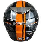 Мотошолом EXdrive EX-09 Carbon інтеграл чорний глянець розмір XL фото 3 купити в Україні