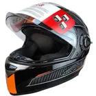 Мотошолом EXdrive EX-09 Carbon інтеграл чорний глянець розмір XL фото 5 купити в Україні