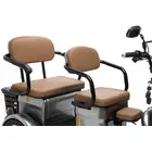 Электротрайк Crosser TR4 Vagon (трехколесный электроскутер) красный 1000w, фото фото 15