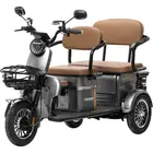 Электротрайк Crosser TR4 Vagon (трехколесный электроскутер) красный 1000w, фото фото 3