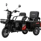 Електротрайк Crosser TR5 Transit (триколісний електроскутер) чорний 1500w, фото 