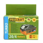 Акумуляторна батарея ProCraft 20/4 TURBO 20V 4Ah фото 11 купити в Україні