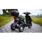 Електроскутер Atlas Falcon Trike Box 1500W Black фото 3 купити в Україні