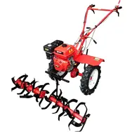 Мотоблок Forte 1350G, 13 л.с., бензин, воздушное (с фрезой, красный), фото 