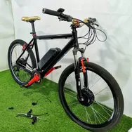 Электронабор E-Crosser 36V/500W задний редукторный под трещотку спицованный 29 дюймов, батарея li-ion 13A, фото 
