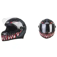 Мотошолом EXdrive EX-09 Jaws інтеграл сіро-чорний мат (розмір S)  купити в Україні