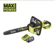 Пила ланцюгова акумуляторна Ryobi RY36CSX40B-160P, шина 40см Oregon MAX POWER 36В, АКБ 1х6Ач, безщіткова, бічний двигун  купити в Україні