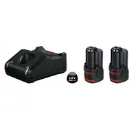 Набор аккумуляторов и ЗУ Bosch, комплект 2 шт, GBA 12 В 2.0 A*год + GAL 12V-40 (1.600.A01.9R8), фото 
