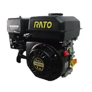 Двигатель RATO R210RV (редуктор с центробежным сцеплением), 7 л.с., бензиновый, вал 19 мм (шпонка), фото 