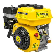 Двигатель Sadko GE-200 PRO, 6.5 л.с., бензиновый, вал 20 мм (шлиц), фото 