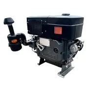 Двигатель Зубр GN-1/V1105E-1, 18 л.с., дизельный, водяное охлаждение, электростартер, фото 