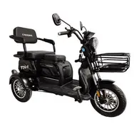 Электротрайк Crosser TR1 (трехколесный электроскутер) красный 600w, фото 