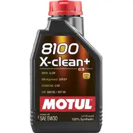 Моторное масло MOTUL 8100 X-clean+, 5W30 1 л (106376), фото 