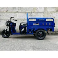 Электротрицикл грузовой CROSSER CARGO 13 (800W) 60V 45Ah синий, фото 