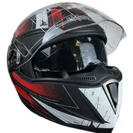 Мотошолом EXdrive EX-701 Matt Black/Red розмір M  купити в Україні