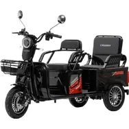Електротрайк Crosser TR5 Transit (триколісний електроскутер) чорний 1500w, фото 