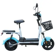 Велосипед с электромотором SPARK R6 14" 48V/350W/13Ah Синий, фото 