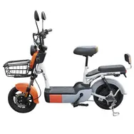 Велосипед с электромотором SPARK R5 14" 48V/350W/13Ah Серый с оранжевым, фото 