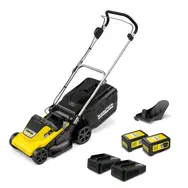 Газонокосилка аккумуляторная Karcher LMO 4-18 Dual с АКБ и ЗУ, фото 