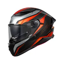 Мотошлем AXXIS PANTHER SV "THORN" size: M (черно-серо-оранжевый матовый), фото 