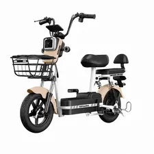 Електровелосипед SPARK BEAM 14" 48V/400W/12Ah Бежевий  купити в Україні