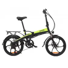 Электрический велосипед Maxxter RUFFER 20" (черно-зеленый), фото 