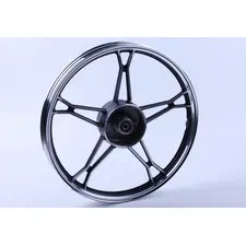 Диск задній литий, барабанне гальмо 17*1,4 (black) 3kg - Дельта/Альфа  купити в Україні