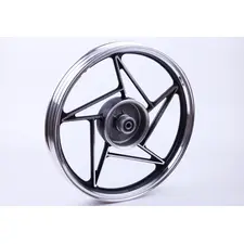 Диск задній литий, барабанне гальмо 18*1,85 (black) - СВ-125/150  купити в Україні